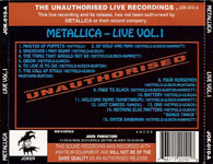 LIVE VOL. 1 (RE-ISSUE) (BLACK COVER) (GOLD CD) # 1