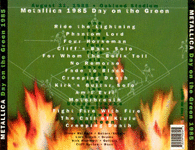 DAY ON THE GREEN 1985 (GREEN LABEL)