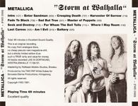 STORM AT WALHALLA (WITH INSIDE COVER) (DIFFERENT BACK COVER)